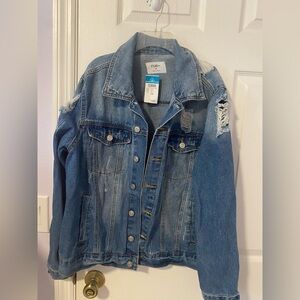 1xl Denim jacket with all the style NWT